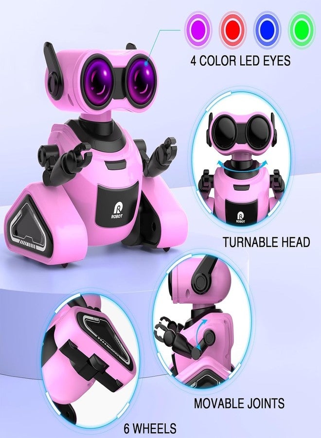 Brighterbee ألعاب روبوت Brighterbee للبنات مع ملصقات ثلاثية الأبعاد للأطفال من 3 إلى 5 سنوات، ألعاب عيد الفصح للأطفال، لعبة روبوت تعمل بجهاز تحكم عن بعد مع موسيقى وعيون LED بأربعة ألوان، تغني وترقص، هدية عيد ميلاد للأولاد والبنات - Image 4